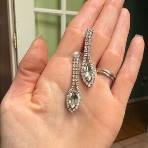 Elegant Silver Drop Earrings